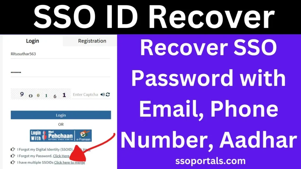 SSO ID Recover Forgot SSO Password 2024